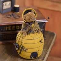 Image 3 of Honey Pie ~ A pincushion ~ Original Work ~ 9.5"