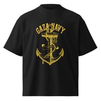 Image 1 of OVERSIZED Tee - Gaz-a Navy in Navy/Black 
