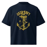 Image 2 of OVERSIZED Tee - Gaz-a Navy in Navy/Black 