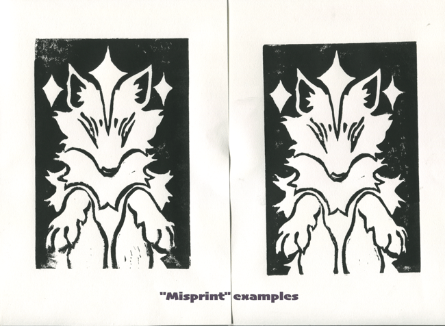 Stars Linocut Print