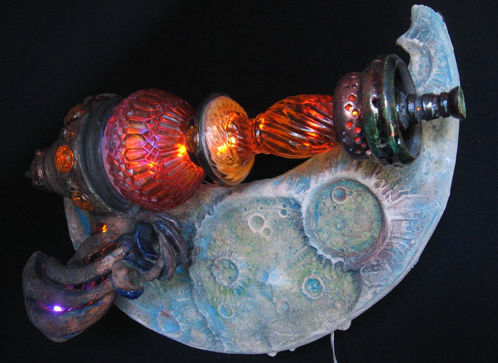 Image of Cordwainer Corkscrew - Raku Fired  Ceramic Sculpture