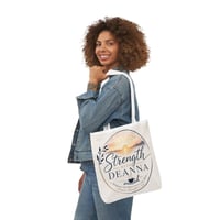 Image 2 of Strength with Deanna Signature Canvas Tote Bag