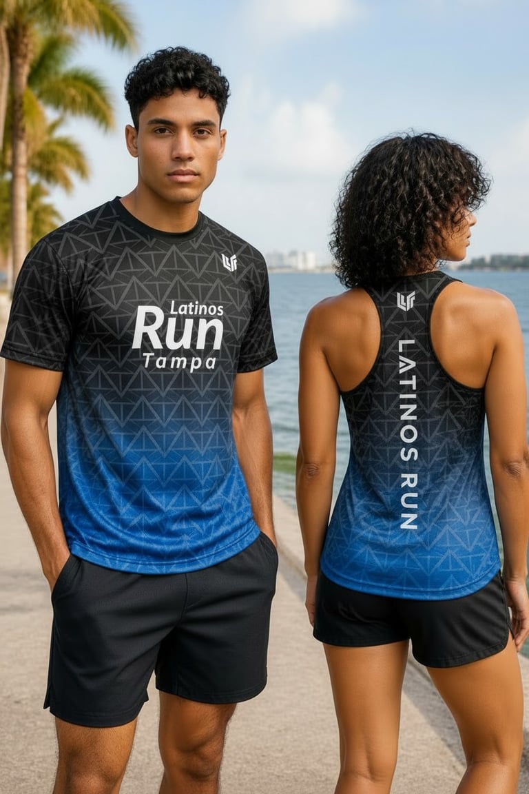 TAMPA Team Gear (Blue Triangle Fade) - Pre-Sale