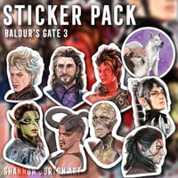 Image 1 of STICKER PACK - Baldur's Gate 3