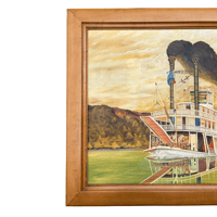Image 3 of Betsy Ann Riverboat Painting