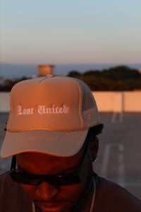 Image 3 of Cream Trucker Hat 