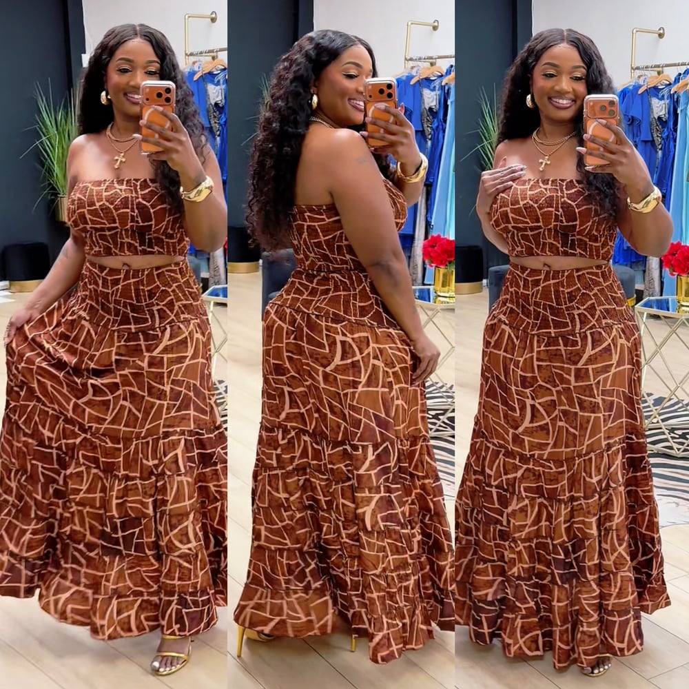 Image of KENYA SKIRT SET