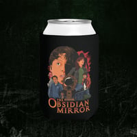 Can Cooler Sleeve - Ensemble Retro Horror Film Street Art - The Obsidian Mirror