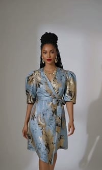 Image 3 of Jacquard Wrapped Dress