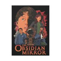 Image 2 of Movie Art Canvas Print - ENSEMBLE Retro Horror Film Street Art - The Obsidian Mirror