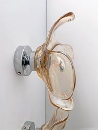 Image 6 of APLIQUE DE CRISTAL CON DISEÑO DE FLOR, AÑOS 60