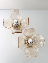 Image 7 of APLIQUE DE CRISTAL CON DISEÑO DE FLOR, AÑOS 60