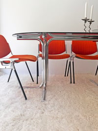 Image 2 of MESA VINTAGE DE CRISTAL AHUMADO, AÑOS 70