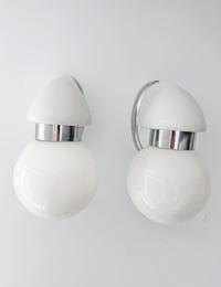 Image 5 of PAREJA DE APLIQUES DE CERÁMICA CON GLOBO, AÑOS 70