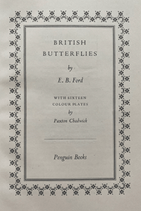 Image 2 of British Butterflies a vintage King Penguin book