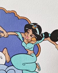 1990s Vintage Vymura Wallpaper Rolls - Aladdin Disney Genie Princess Jasmine Abu - (Sets of 2 Rolls) – detail view 9