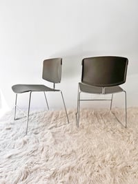 Image 7 of SET DE SEIS SILLAS APILABLES STEELCASE, AÑOS 80