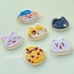 Image of enhypen enchin acrylic pins