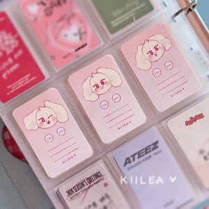 Image of ateez aniteez binder photocard fillers