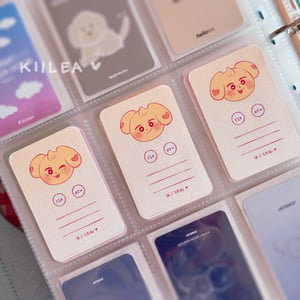 Image of ateez aniteez binder photocard fillers