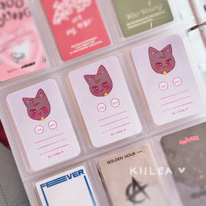 Image of ateez aniteez binder photocard fillers