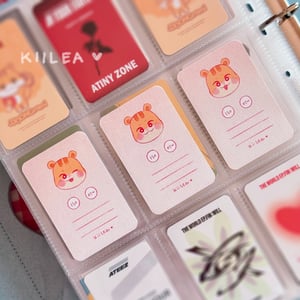 Image of ateez aniteez binder photocard fillers