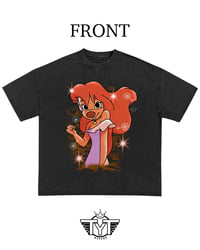 Image 1 of Oversized Cropped 'Roxanne' Shirt