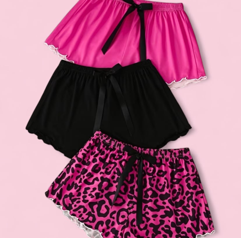 Image of Leopard Print Shorts PJ’S