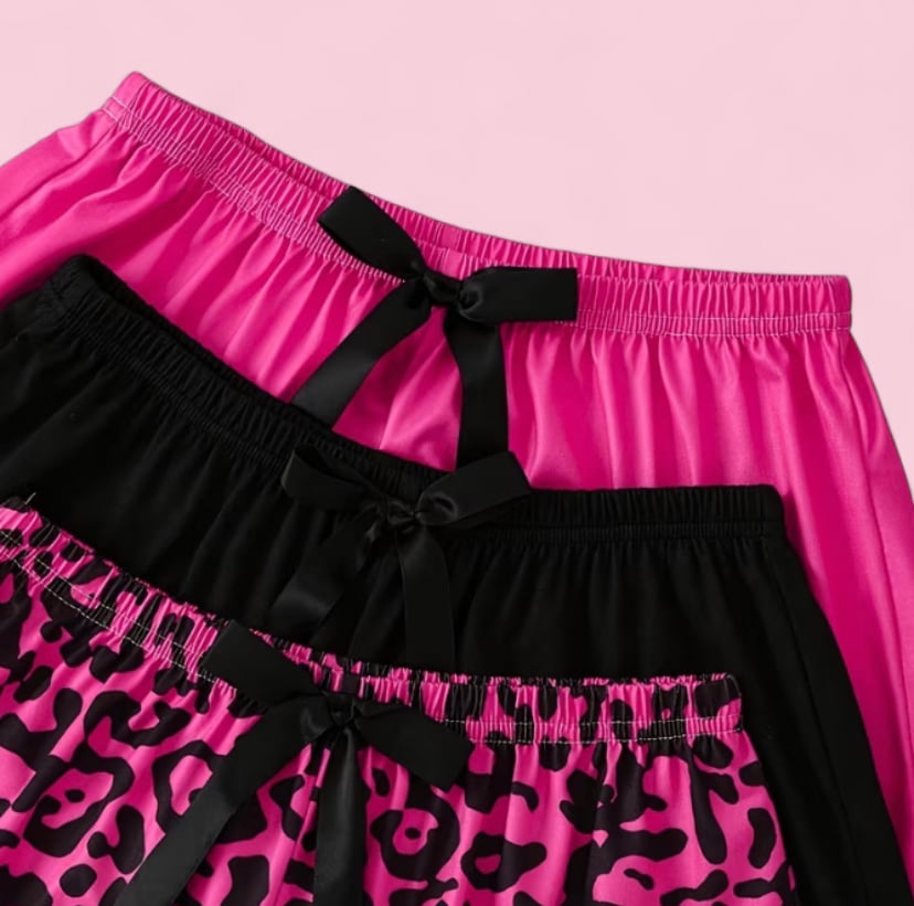 Image of Leopard Print Shorts PJ’S