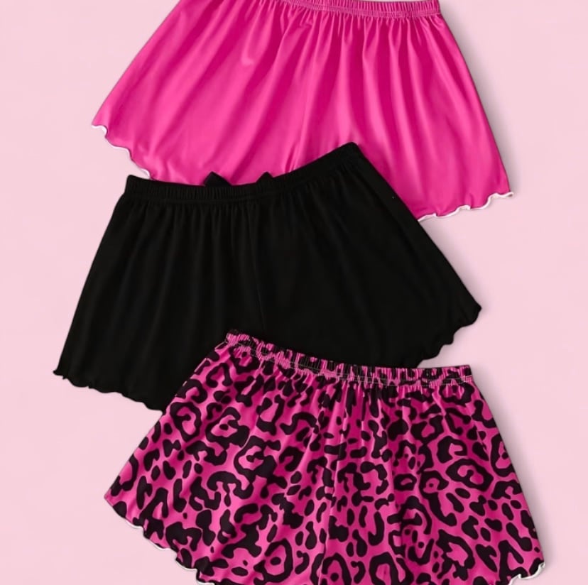 Image of Leopard Print Shorts PJ’S