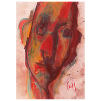 Image 1 of Adhering - Sketchbook Drawing in Soft Pastels on Paper 