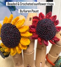 Dark Sunflower Ring