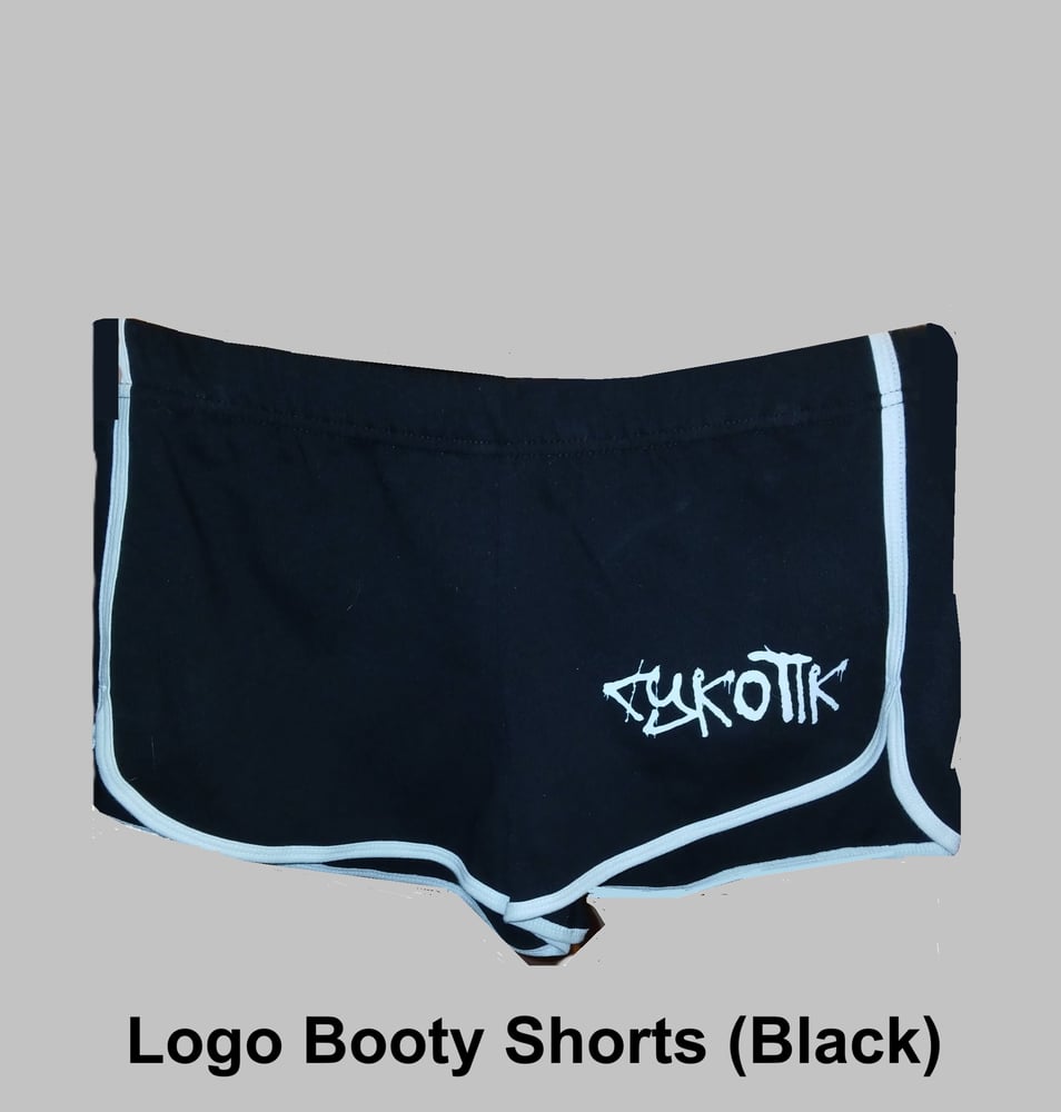 Image of Cykotik - Logo Bootie Shorts (Black)