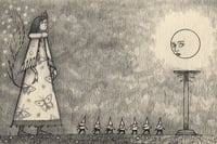Image 3 of 'The Seven Gnomes' Original Drawing