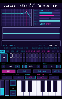 Image 3 of GRiDS - Chord-driven Synthwave Groovebox - Downloadable ROM (3.0.0B) - (08/01/2026)