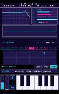 Image 8 of GRiDS - Chord-driven Synthwave Groovebox - Downloadable ROM (3.0.0B) - (08/01/2026)