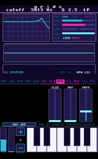 Image 9 of GRiDS - Chord-driven Synthwave Groovebox - Downloadable ROM (3.0.0B) - (08/01/2026)