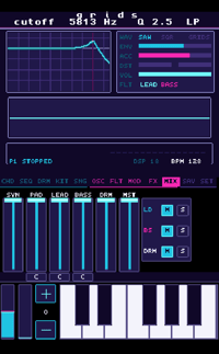 Image 11 of GRiDS - Chord-driven Synthwave Groovebox - Downloadable ROM (3.0.0B) - (08/01/2026)