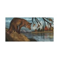 Image 2 of Autumn Fox Canvas, Stretched, 1.25"