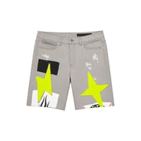Image 1 of Rockstar Green Butch Denim Shorts