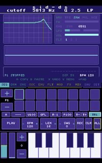 Image 2 of SID-DS - 3 voice SID Synthesizer and Groovebox - Downloadable ROM - V1.4.0B (07/27/26)