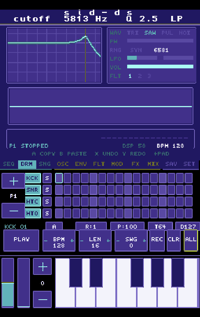 Image 3 of SID-DS - 3 voice SID Synthesizer and Groovebox - Downloadable ROM - V1.4.0B (07/27/26)