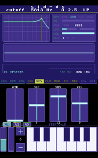 Image 6 of SID-DS - 3 voice SID Synthesizer and Groovebox - Downloadable ROM - V1.4.0B (07/27/26)
