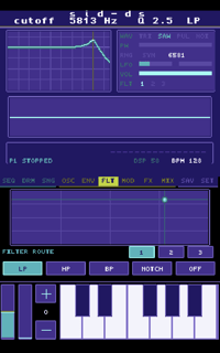 Image 7 of SID-DS - 3 voice SID Synthesizer and Groovebox - Downloadable ROM - V1.4.0B (07/27/26)