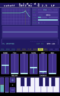 Image 9 of SID-DS - 3 voice SID Synthesizer and Groovebox - Downloadable ROM - V1.4.0B (07/27/26)