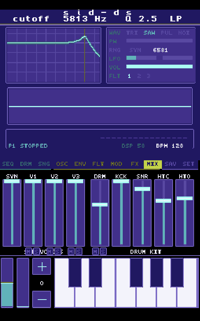 Image 10 of SID-DS - 3 voice SID Synthesizer and Groovebox - Downloadable ROM - V1.4.0B (07/27/26)