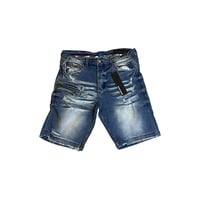 Image 2 of Rockstar Washed Blue Venice Denim Shorts