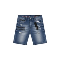Image 1 of Rockstar Washed Blue Venice Denim Shorts