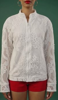 Image 3 of White Lace Jacket 