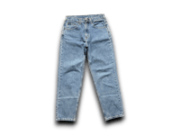 Image 2 of Carhartt Vintage 90s medium wash denim jeans, 100% cotton, leather patch